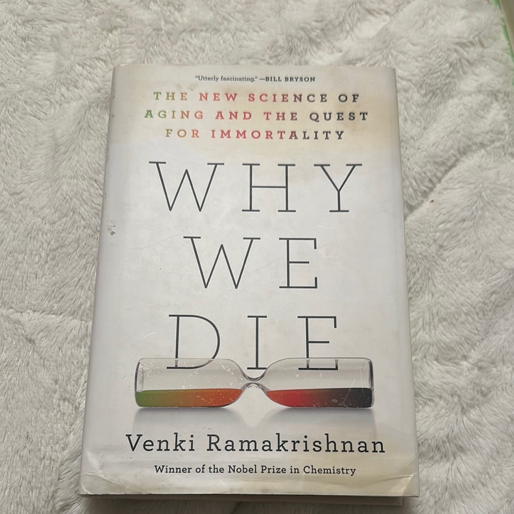Why We Die Book by Venki Ramakrishnan